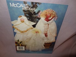 McCalls Sparkle Angel Dolls 1998 Patterns Christmas Booklet 17110 Soda B... - £7.78 GBP