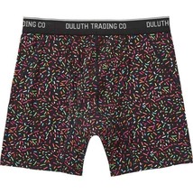 Duluth Trading Co Mens Dang Soft Pattern Boxer Briefs in Sprinkles 11701... - $32.66