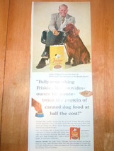 Vintage Friskies Mix Dog Food Capt. J. King Ross Print Magazine Advertis... - $9.58 CAD