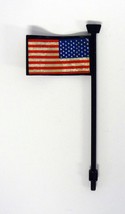 WWF Wrestling Ring American Flag Vintage 6&quot; WWE Black Accessory Part 1990 - £50.83 GBP