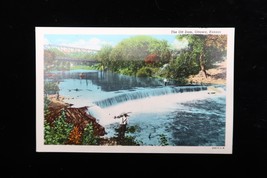 Vtg Linen Postcard The Ott Dam Ottawa KS Curt Teich - $6.00