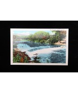 Vtg Linen Postcard The Ott Dam Ottawa KS Curt Teich - $110.67 MXN