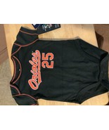 MLB Baltimore Orioles Boys&#39; Bodysuit Jersey 3-6m - £7.47 GBP