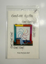 Confetti Quilts Picnic Pinwheels #3147 Pattern 62&quot; x62&quot; - $5.49