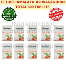 10 X Himalaya Ashvagandha Ashwagandha Tablets 60Tabs- Total 600Tab FREE ... - £42.98 GBP
