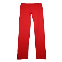 Colorful Pants Womens One Size Orange Ankle Elastic Waist Pull On Leggings - $25.72