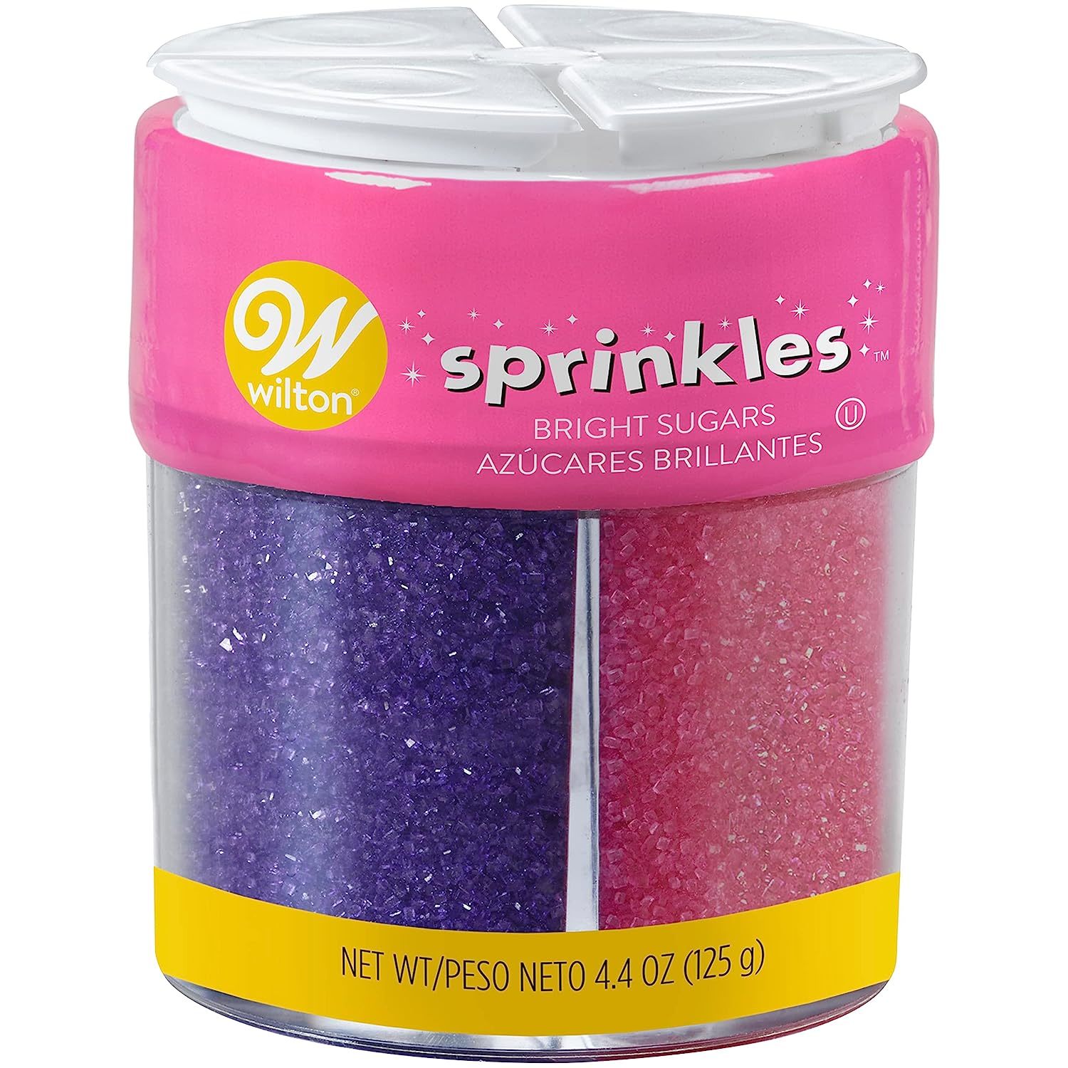 Wilton Colored Sugar Sprinkles Medley Baking Supplies, 4.4 oz, Bright Multicolor - £10.21 GBP