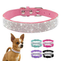 Crystal Rhinestone Reflective Dog Collar - £15.35 GBP+