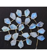 Natural 20 pieces faceted sparrow Rainbow Moonstone gemstone briolette b... - £94.38 GBP