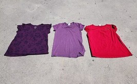 Lot of 3 Casual Short-Sleeve Maternity Shirts Sz M &amp; L of Various Brands &amp; Color - £9.43 GBP