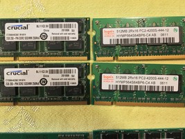 44 pieces , Computer RAM memory -  *** ASSORTED BRANDS AND FORM FACTORS - $27.00
