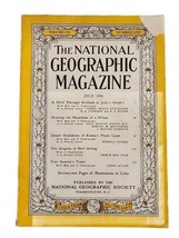 National Geographic July 1956 Whale Tom Sawyer&#39;s Town Arabia&#39;s Pirate Coast - £4.59 GBP