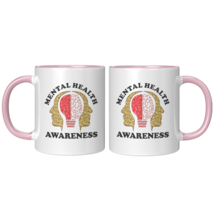 Mental Health, Awareness, White Coffee Mug, Ceramic Mug, Tea Mug, Hot Ch... - $13.99