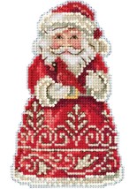 DIY Mill Hill Santa Cardinal Jim Shore Christmas Bead Cross Stitch Picture Kit - £12.70 GBP