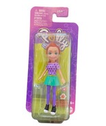 Mattel Polly Pocket Doll ~ Lila Dressed in a Purple Tank Polka Dot Top &amp;... - $159.07 MXN
