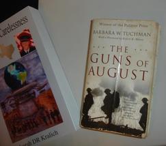 Lot of 2 books The Guns of August nonfiction Interlude of Carelessness fiction  - £11.79 GBP