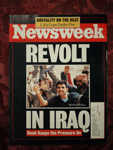 NEWSWEEK March 25 1991 Revolt in IRAQ Annenberg Collection Rodney King - £6.76 GBP