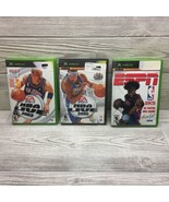Xbox Live 2005 2K5 and NBA Live 2003 Sega ESPN Basketball Video 3 Game L... - £8.59 GBP