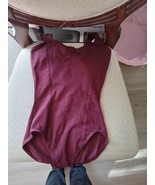Capezio Women&#39;s Burgandy/Wine Leotard Size S - $27.23 CAD