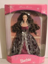 1996 Winter Fantasy Barbie Brunette Special Edition Black and Burgundy D... - £19.46 GBP