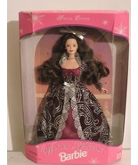 1996 Winter Fantasy Barbie Brunette Special Edition Black and Burgundy D... - £19.72 GBP
