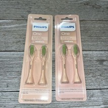 4 Brush Heads Philips One Brush Heads by Sonicare 2 Packs of 2 Heads - $16.71