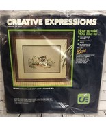 NEW FACTORY SEALED 1984 Contentment CREATIVE EXPRESSIONS Crewel Embroide... - £26.03 GBP
