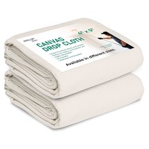 Canvas 4X5 Ft Pack Of 2 - Odourless Painters For Painting Cotton Canvas Tarps Fo - £24.29 GBP