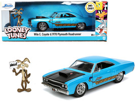 1970 Plymouth 440-6BBL RoadRunner Light Blue Metallic with Black Hood and Wile E - £44.21 GBP