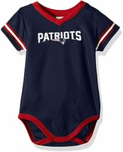 Gerber NFL New England Patriots Baby Dazzle Bodysuit size 3-6 Month 1 piece - £15.97 GBP