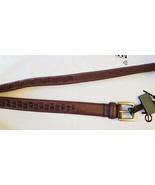 Canterbury Boy&#39;s Casual Belt Brown Weave Size Medium Silver Buckle New - $15.96 CAD