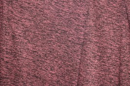 JERSEY KNIT FABRIC HEATHER WINE ATHLETIC MOISTURE WICKING 100% POLYESTER... - $53.98 MXN
