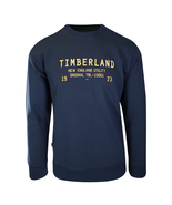 Timberland Men&#39;s Sweatshirt Navy New England Utility L/S Sweatshirt (S04) - £23.12 GBP