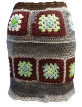 Granny square Women&#39;s Adjustable Crochet Skirt.granny square - $95.00