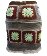 Granny square Women&#39;s Adjustable Crochet Skirt.granny square - $160.00