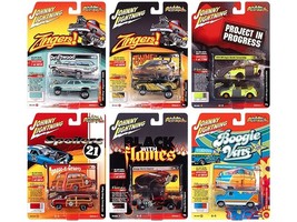 &quot;Street Freaks&quot; 2021 Set A of 6 Cars Release 2 1/64 Diecast Model Cars b... - £47.89 GBP