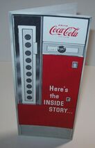 Coca-Cola 1961 Soda Bottle Cooler Brochure Vending Machine Original Flye... - $68.39