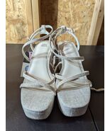 Wild Fable Women&#39;s Platform Wedge High Heel Sandals Ankle Strap Memory Foam - €28,11 EUR