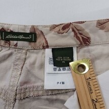 Eddie Bauer Women's Beige Floral Cotton A-Line Skirt Size 14 image 5