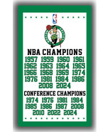 Boston Celtics Basketball Team Winners Flag 90x150cm 3x5ft Fan Best Banner - €12,20 EUR