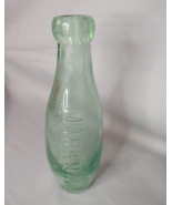 Blob Top Maldon Markham Bowling Pin Soda Bottle 1890s Antique England 7 ... - £74.86 GBP