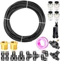 Tailonz Pneumatic Black Dot 3/8 Inch Od 10 Meter 32.8Ft Nylon Air Tubing Kit - $38.94