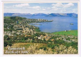 Postcard Gourock Firth Of Clyde From Lyle Hill Cowal Peninsula Scotland - £2.32 GBP