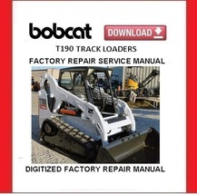 BOBCAT T190 TURBO Track Loaders Service Repair Manual  - $20.00