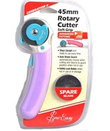 Sew Easy Rotary Cutter Lilac 45mm + spare blade ER4096.Lilac - $31.45 CAD