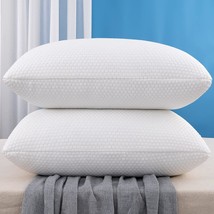 Standard Pillows Shredded Memory Foam Set of 2 Pack Standard Size Cooling Bed Pi - £57.72 GBP