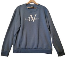 Wear Code Las Vegas Nevada Blue Gray Fleece Lined Sweatshirt Womens Size L - $14.80