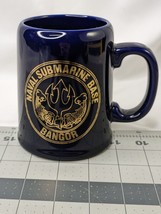 Naval Submarine Base Bangor Blue Coffee Mug Cup 1988 - $24.95