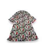 Natori Dynasty Mandarin Zip Caftan Midi Night Gown Long Sleeve Women&#39;s S... - £62.19 GBP