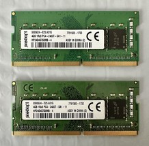 Lot Of 2 Kingston 4Gb 1Rx8 DDR4 PC4-2400T Laptop RAM Memory HP24D4S7S8MB-4 - $13.89